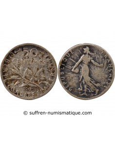 SEMEUSE - 50 CENTIMES ARGENT 1909