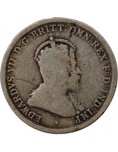 AUSTRALIE, EDOUARD VII - FLORIN ARGENT 1910
