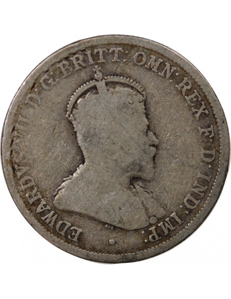 AUSTRALIE, EDOUARD VII - FLORIN ARGENT 1910