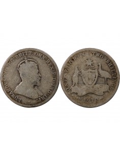 AUSTRALIE, EDOUARD VII - FLORIN ARGENT 1910 2
