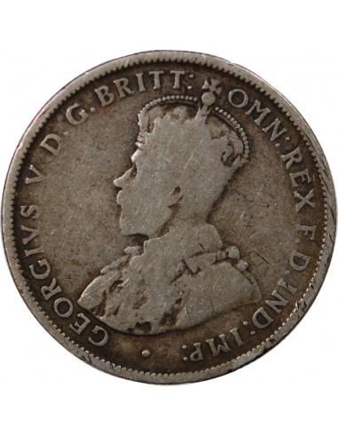 AUSTRALIE, GEORGE V - FLORIN ARGENT 1911