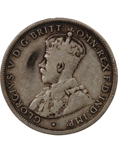 AUSTRALIE, GEORGE V - FLORIN ARGENT 1913