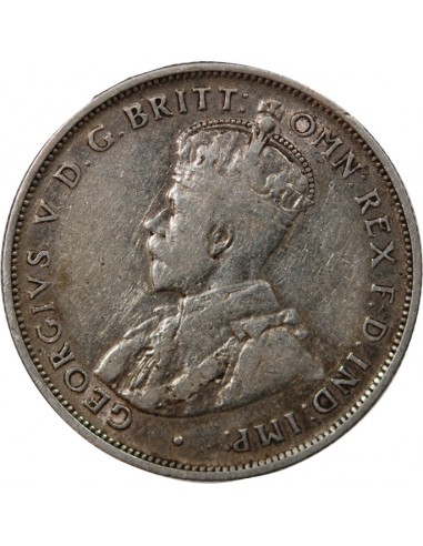 AUSTRALIE, GEORGE V - FLORIN ARGENT 1914