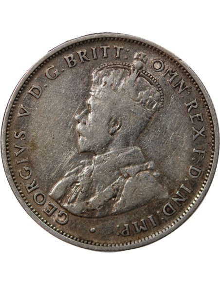 AUSTRALIE, GEORGE V - FLORIN ARGENT 1914