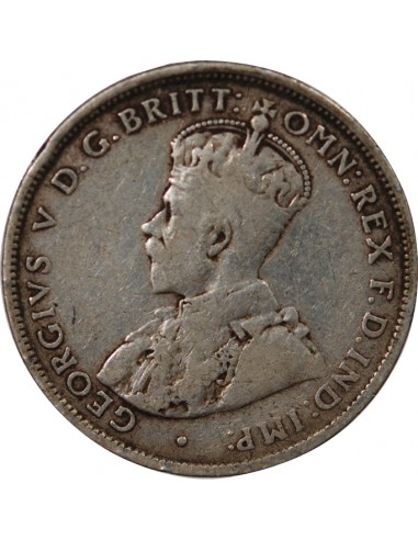AUSTRALIE, GEORGE V - FLORIN ARGENT 1921