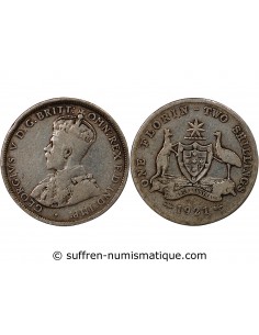 AUSTRALIE, GEORGE V - FLORIN ARGENT 1921
