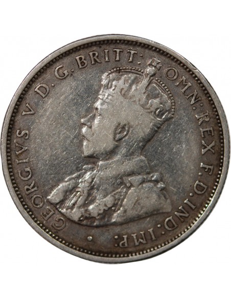 AUSTRALIE, GEORGE V - FLORIN ARGENT 1923