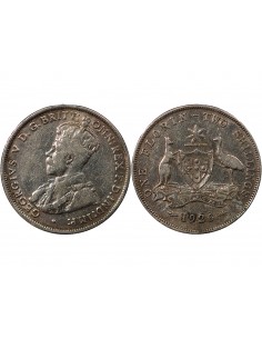 AUSTRALIE, GEORGE V - FLORIN ARGENT 1926 2