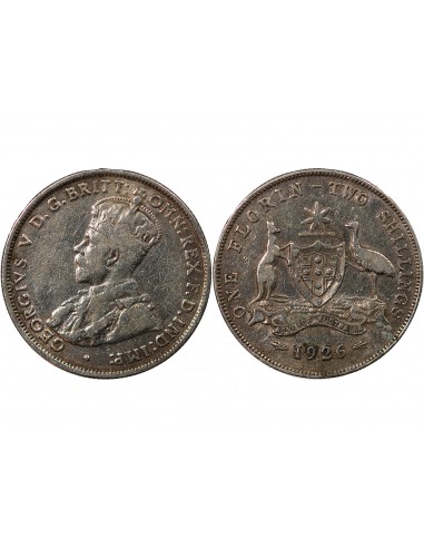 AUSTRALIE, GEORGE V - FLORIN ARGENT 1926