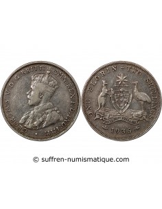 AUSTRALIE, GEORGE V - FLORIN ARGENT 1936