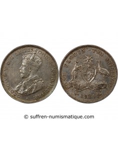 AUSTRALIE, GEORGE V - FLORIN ARGENT 1936