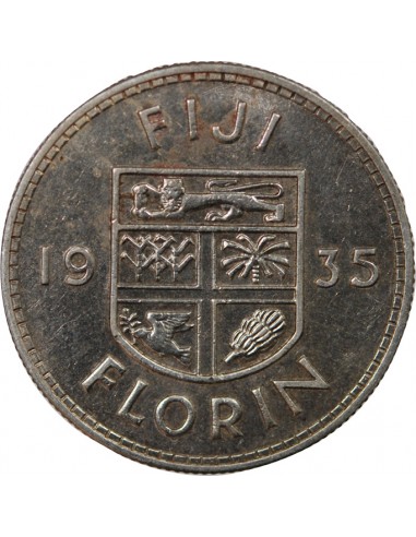 FIDJI, GEORGE V - FLORIN 1935