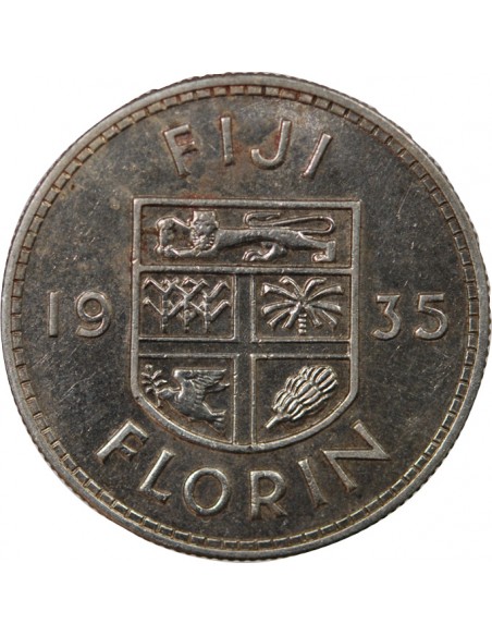 FIDJI, GEORGE V - FLORIN 1935