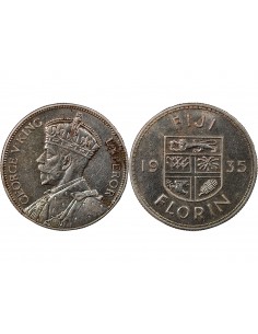 FIDJI, GEORGE V - FLORIN 1935 2