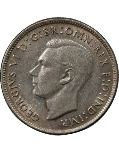 AUSTRALIE, GEORGE VI - FLORIN ARGENT 1943 MELBOURNE
