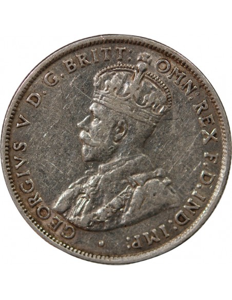 AUSTRALIE, GEORGE V - FLORIN ARGENT 1928