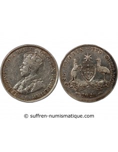 AUSTRALIE, GEORGE V - FLORIN ARGENT 1928
