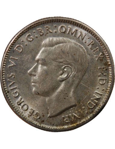 AUSTRALIE, GEORGE VI - FLORIN ARGENT 1943 S SAN FRANCISCO