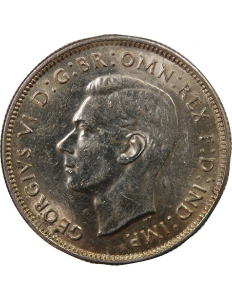 AUSTRALIE, GEORGE VI - FLORIN ARGENT 1940 MELBOURNE