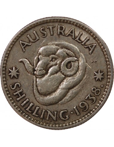 AUSTRALIE, GEORGE VI - SHILLING ARGENT 1938