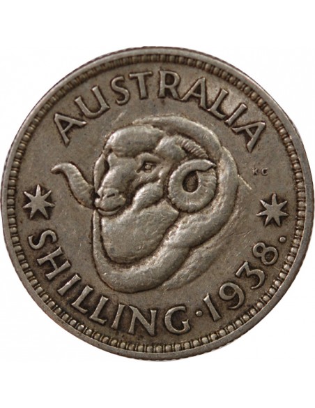 AUSTRALIE, GEORGE VI - SHILLING ARGENT 1938