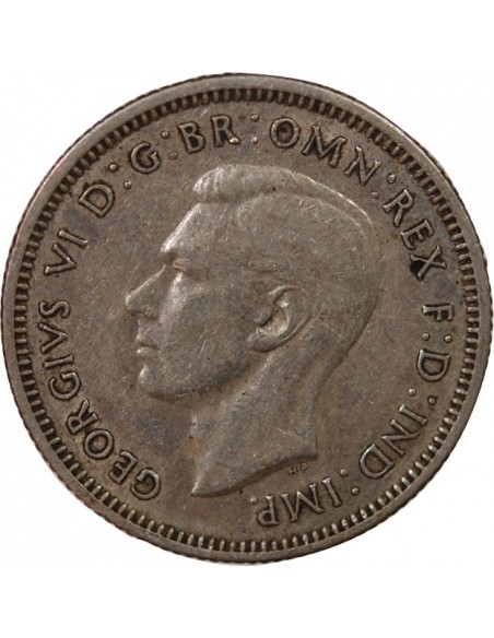 AUSTRALIE, GEORGE VI - SHILLING ARGENT 1938