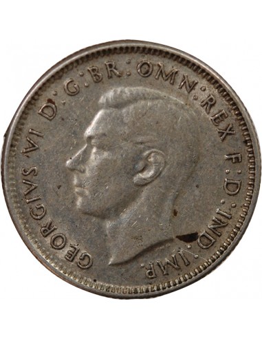 AUSTRALIE, GEORGE VI - SHILLING ARGENT 1940