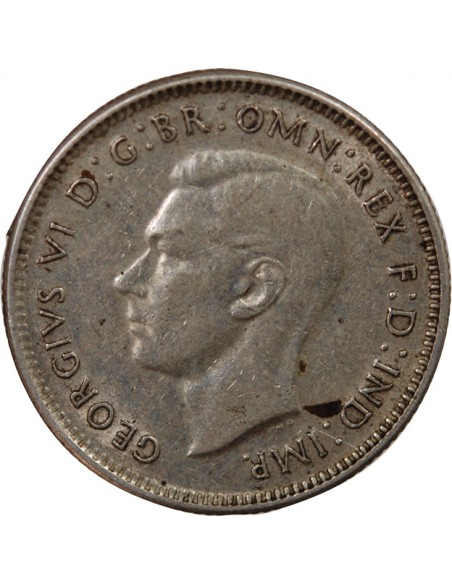 AUSTRALIE, GEORGE VI - SHILLING ARGENT 1940