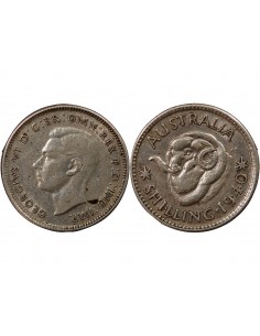 AUSTRALIE, GEORGE VI - SHILLING ARGENT 1940 2