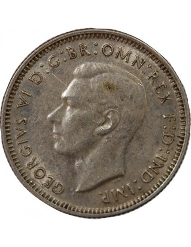 AUSTRALIE, GEORGE VI - SHILLING ARGENT 1941
