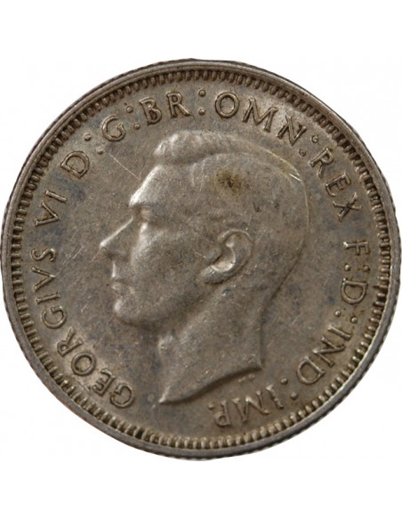 AUSTRALIE, GEORGE VI - SHILLING ARGENT 1941