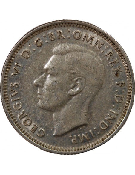 AUSTRALIE, GEORGE VI - SHILLING ARGENT 1941