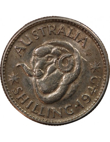 AUSTRALIE, GEORGE VI - SHILLING ARGENT 1942