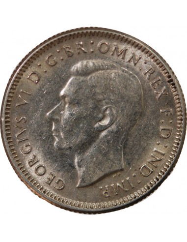 AUSTRALIE, GEORGE VI - SHILLING ARGENT 1942