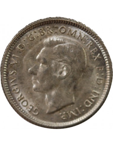 AUSTRALIE, GEORGE VI - SHILLING ARGENT 1943 S SAN FRANCISCO