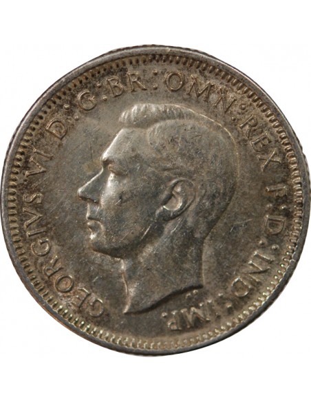 AUSTRALIE, GEORGE VI - SHILLING ARGENT 1942 S SAN FRANCISCO