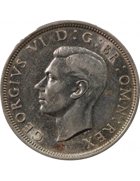 GRANDE-BRETAGNE, GEORGES VI - 1/2 COURONNE 1944