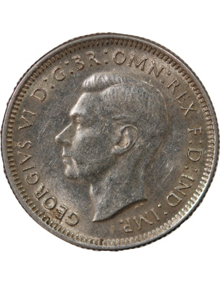 AUSTRALIE, GEORGE VI - SHILLING ARGENT 1942