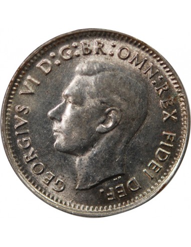 AUSTRALIE, GEORGE VI - 3 PENCE 1950 MELBOURNE