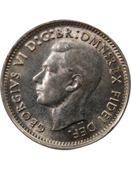 AUSTRALIE, GEORGE VI - 3 PENCE 1950 MELBOURNE