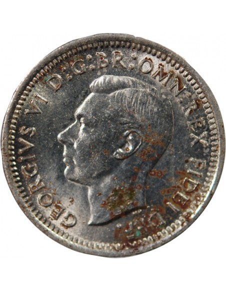 AUSTRALIE, GEORGE VI - 3 PENCE 1951 LONDRES