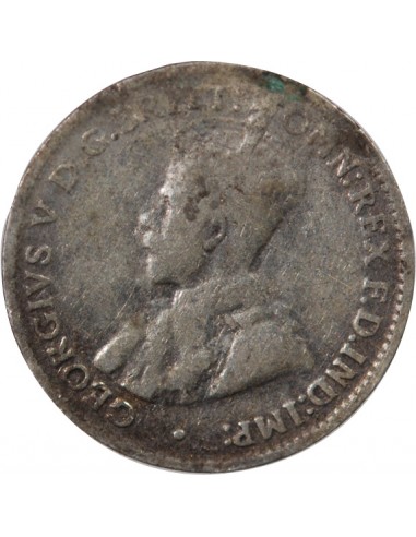 AUSTRALIE, GEORGE V - 3 PENCE ARGENT 1922