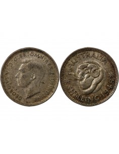 AUSTRALIE, GEORGE VI - SHILLING 1948 2