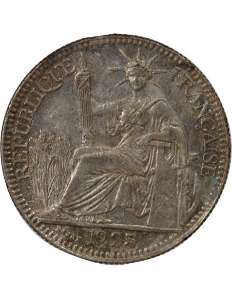 INDOCHINE FRANCAISE - 10 CENTIMES ARGENT 1925