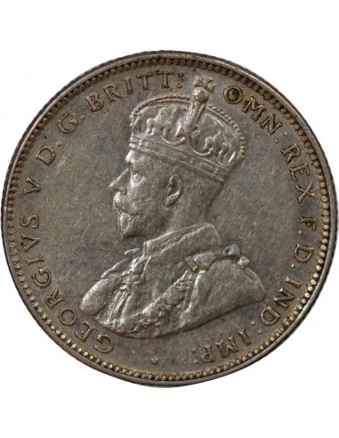 AUSTRALIE, GEORGE V - SHILLING ARGENT 1936 MELBOURNE