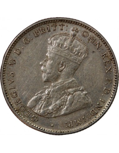 AUSTRALIE, GEORGE V - SHILLING ARGENT 1936 MELBOURNE