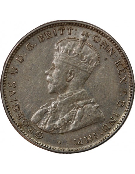 AUSTRALIE, GEORGE V - SHILLING ARGENT 1936 MELBOURNE