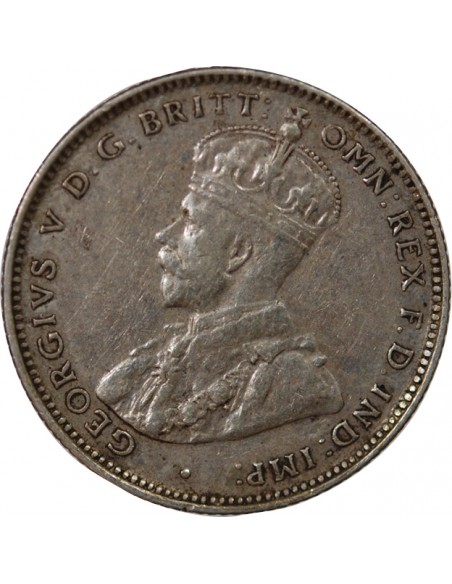 AUSTRALIE, GEORGE V - SHILLING ARGENT 1935 MELBOURNE