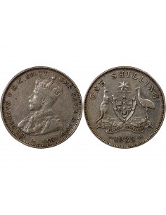 AUSTRALIE, GEORGE V - SHILLING ARGENT 1935 MELBOURNE 2