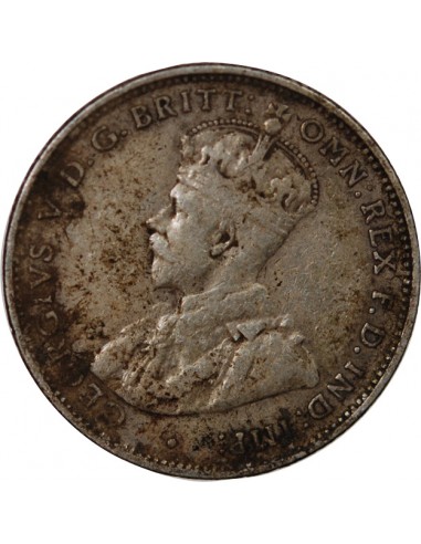 AUSTRALIE, GEORGE V - SHILLING ARGENT 1934 MELBOURNE